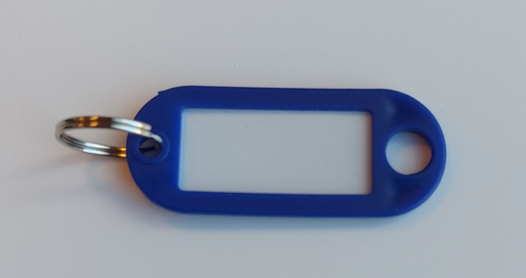 key tag dark blue (25 pieces)