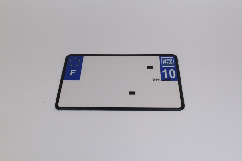 [FILM+PLEXI 210X130 10] FR 210X130 Dep 10 GRANDE EST Bordure noir