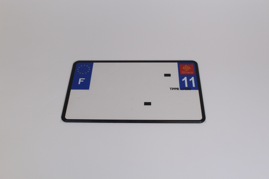 [FILM+PLEXI 210X130 11] FR 210X130 Dep 11 LA REGION OCCITAINE Bordure noir