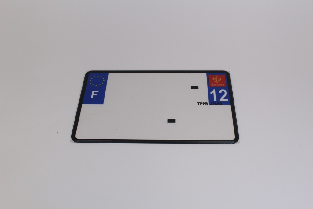 [FILM+PLEXI 210X130 12] FR 210X130 Dep 12 LA REGION OCCITAINE Bordure noir