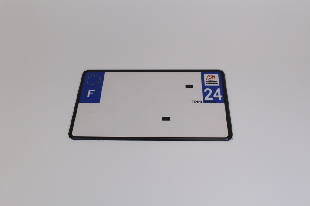 [FILM+PLEXI 210X130 24] FR 210X130 Dep 24 REGION NOUVELLE AQUITAINE Bordure noir
