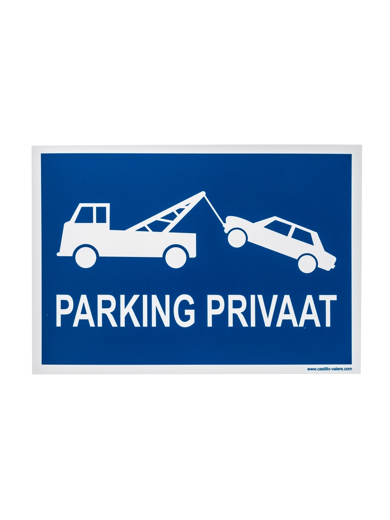 Pictogram 24 Picto parking privaat 23x33cm PP