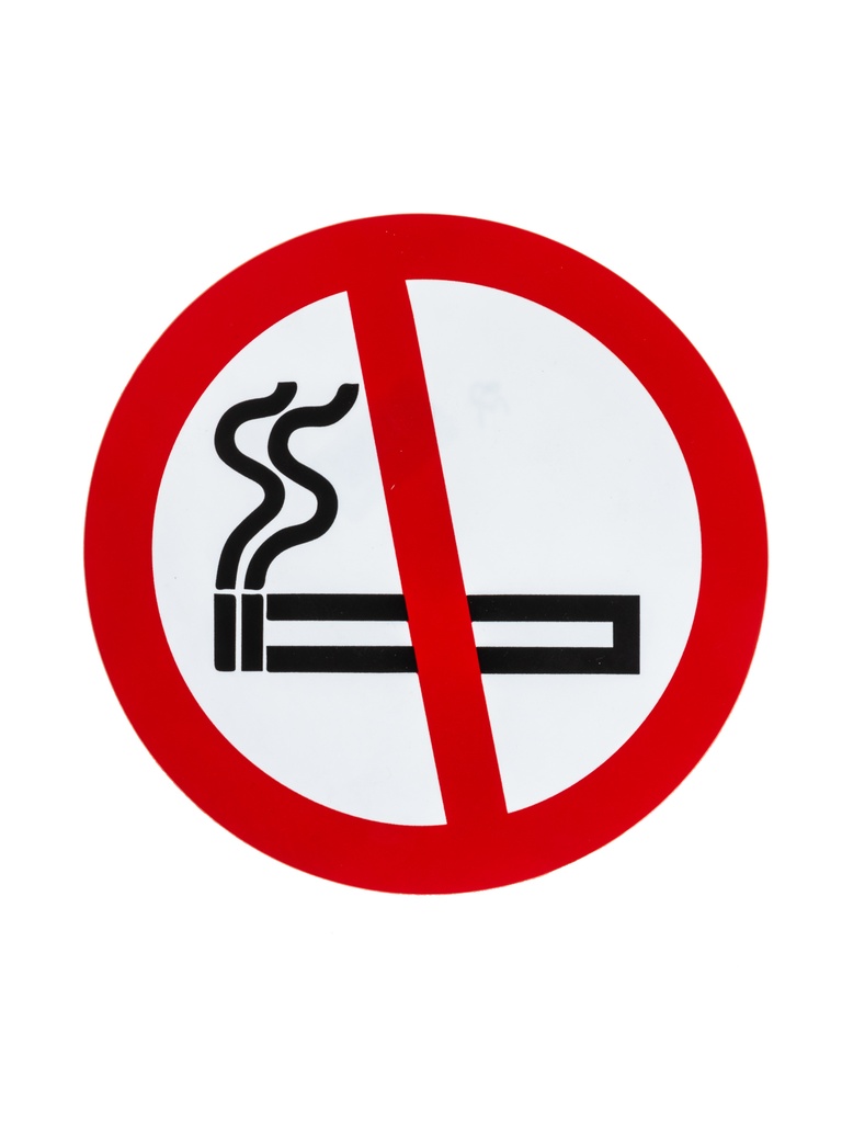 Picto verboden te roken 18cm