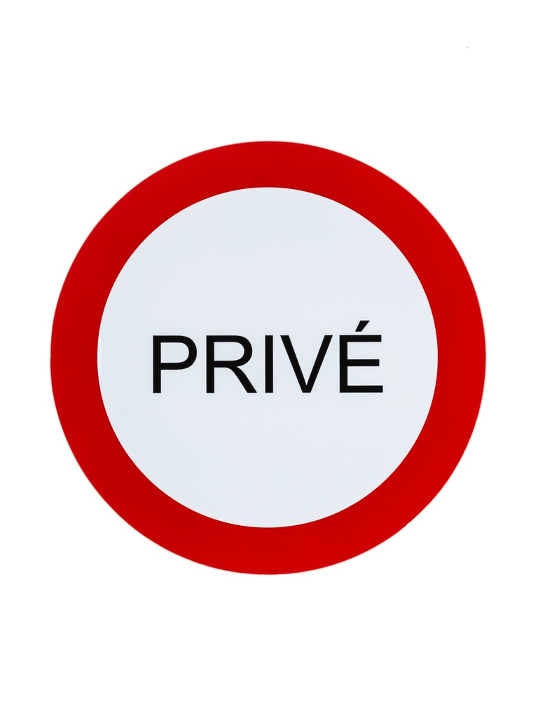 Picto privé 18cm