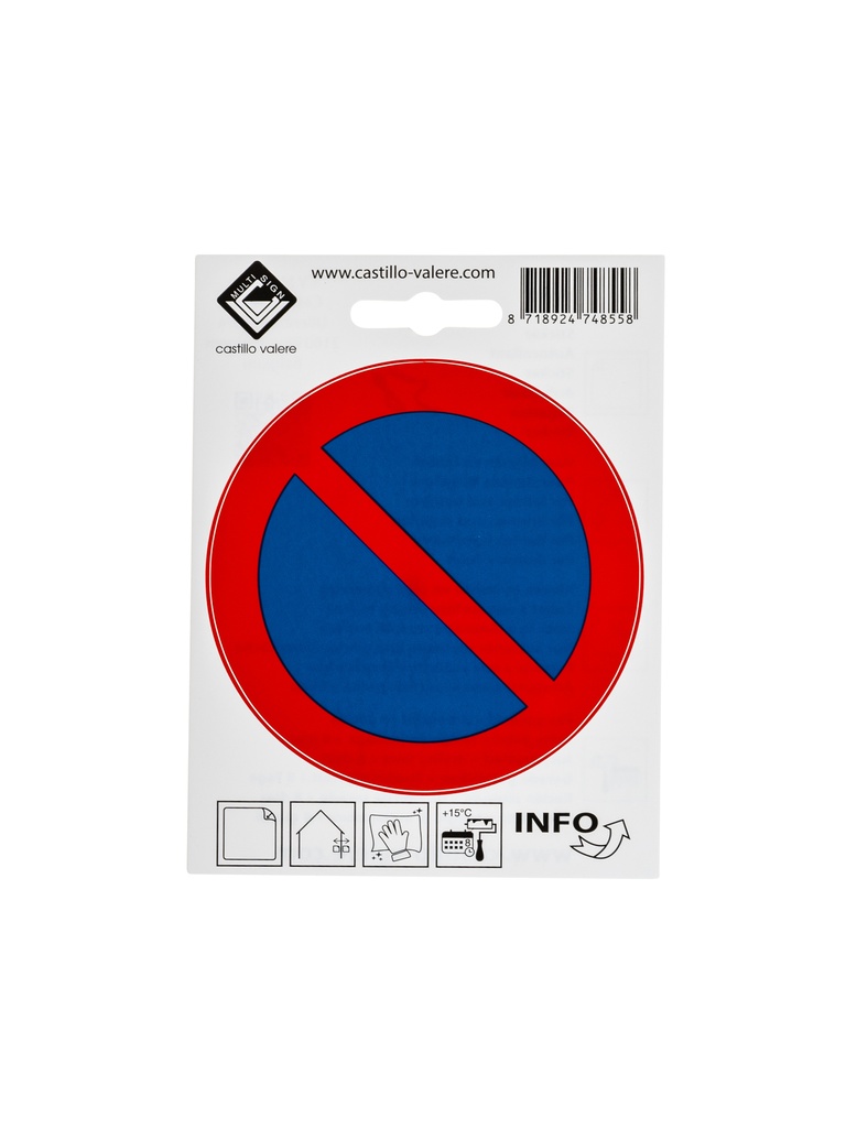 Pictogram 58 Picto verboden te parkeren 10cm