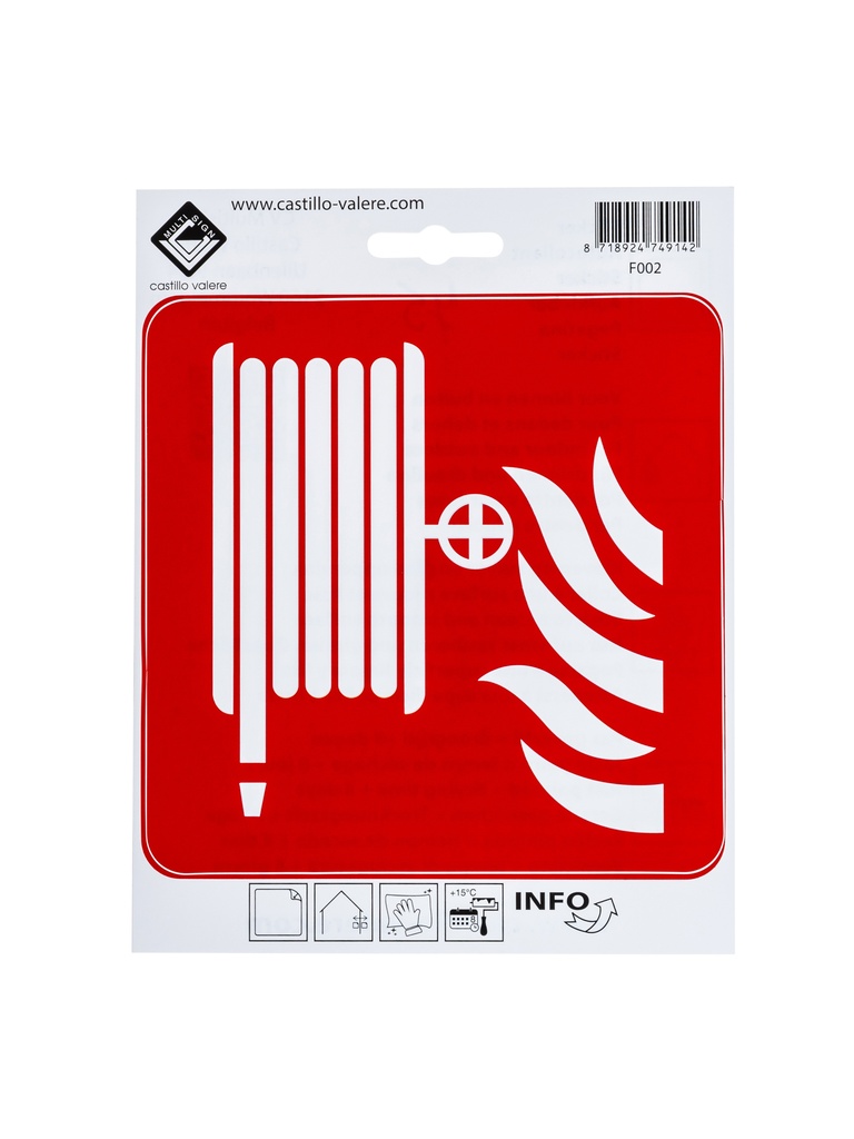 Pictogram 75 Picto blusslang 15cm