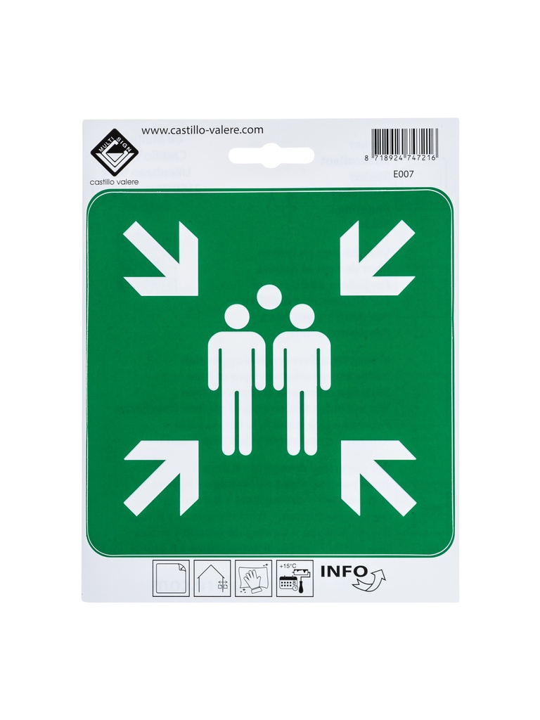 [81 / 99v15verzamel] Pictogramme 81 Point de rassemblement