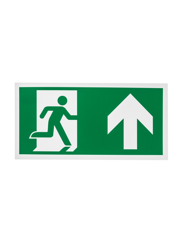 Pictogramme 95 Sortie de secours en haut  15x30 cm
