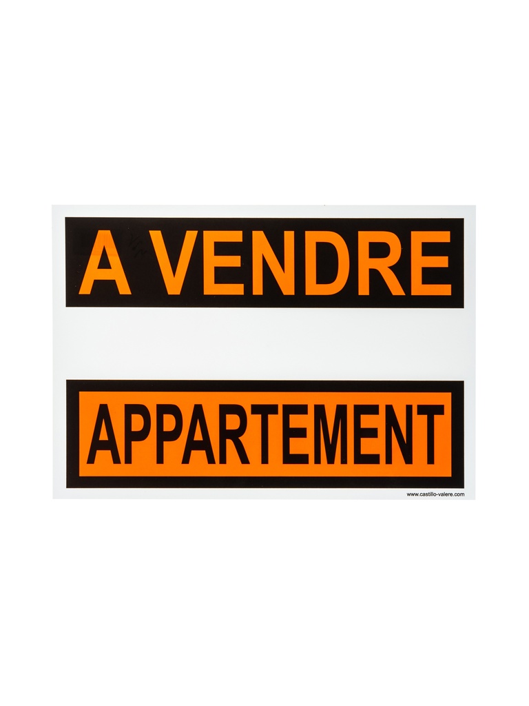 Pictogramme 124 Panneau Appartement à vendre KS 33x23cm