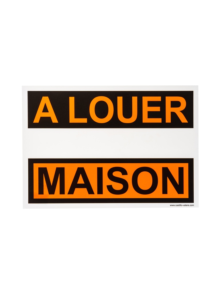 Pictogramme 125 Maison à louer KS 33x23cm