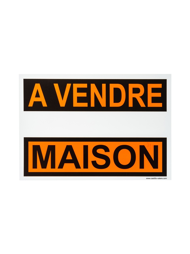 Pictogramme 126 Maison à vendre KS 33x23cm