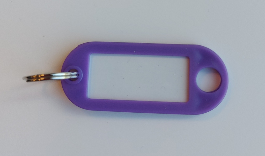 key tag purple (25 pieces)
