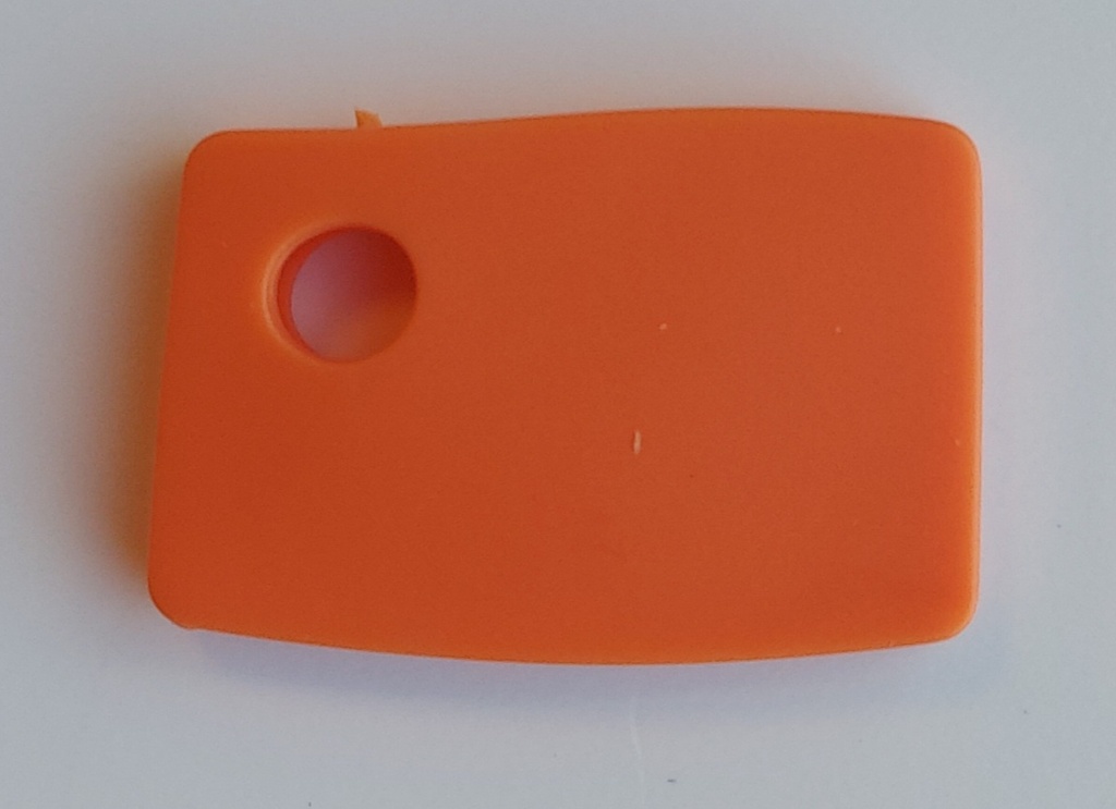 key cap square orange