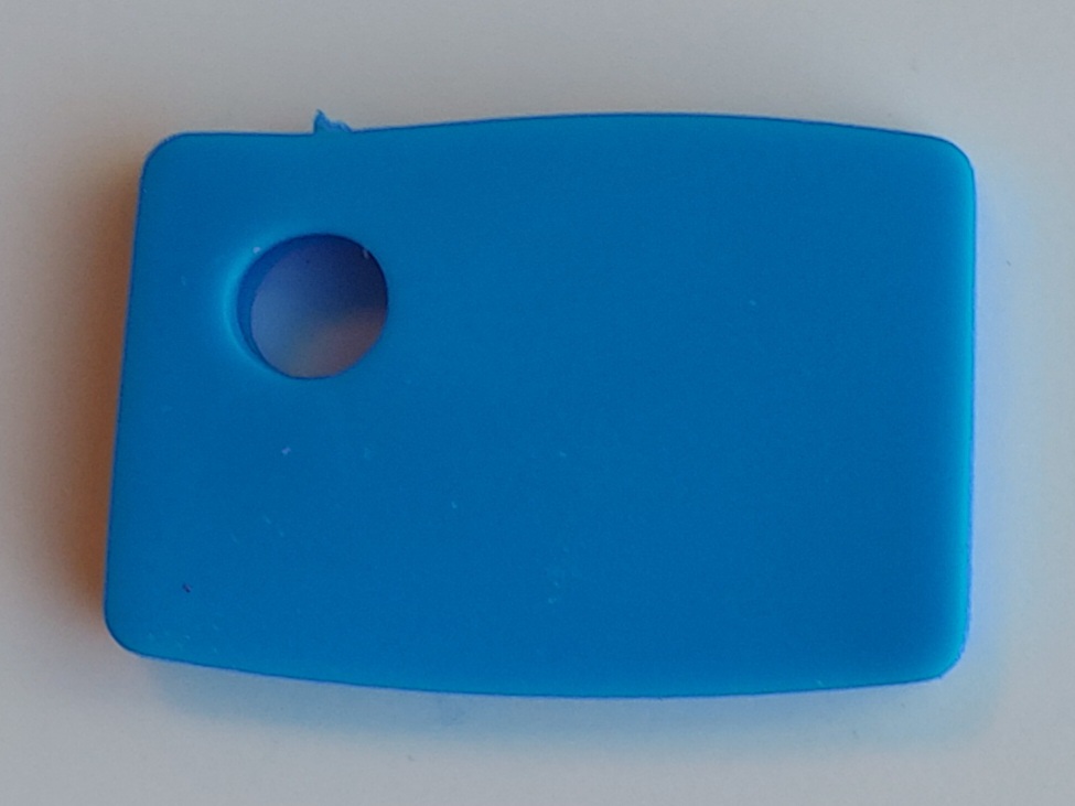key cap square blue