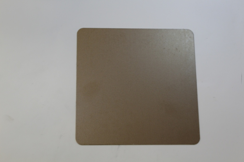 ALU plaque Bronze + film 180x180mm RC