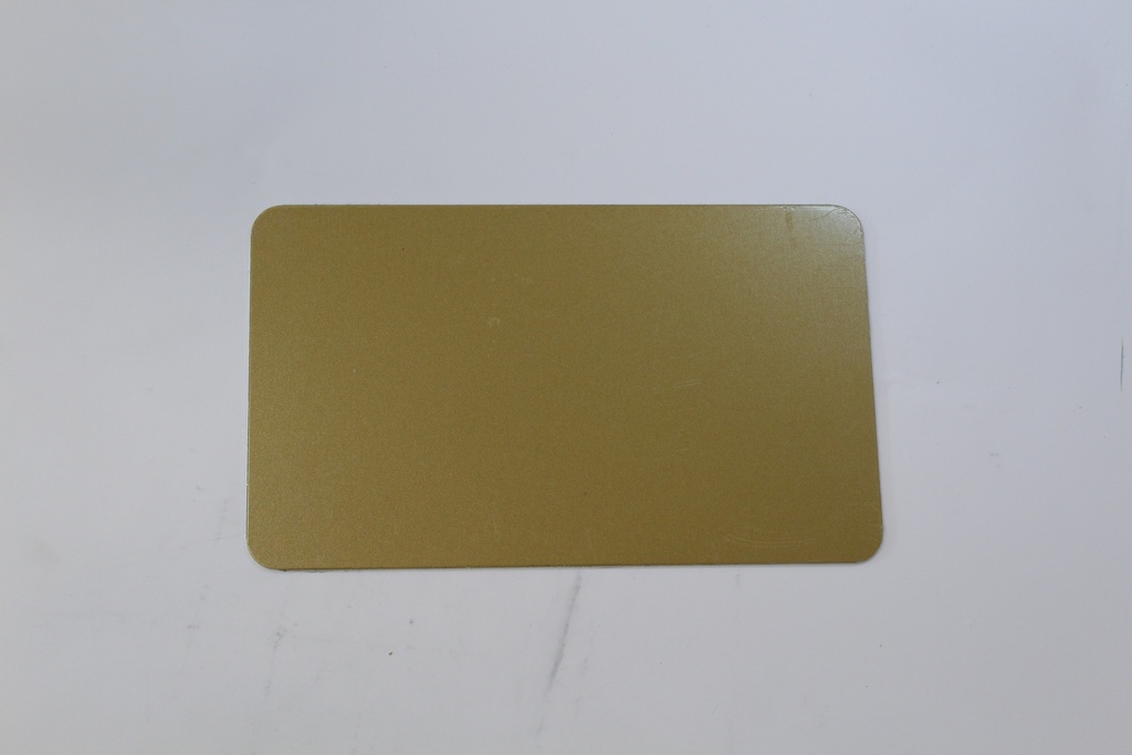 [Alugoud200X120RC] ALU bordje Goud + film 200x120mm RC