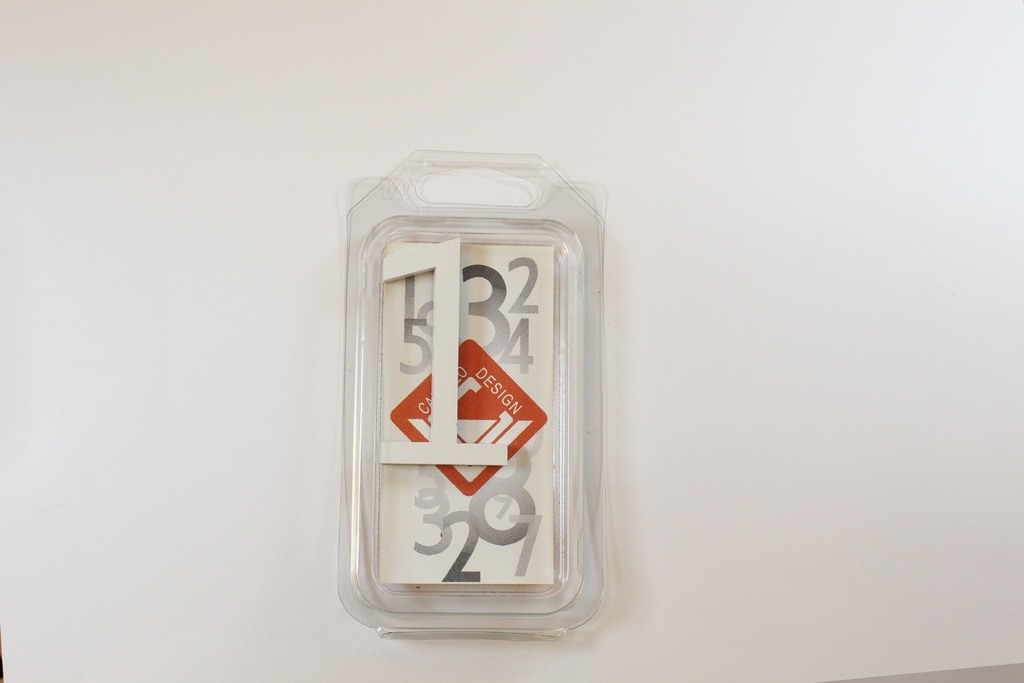 Chiffre 60mm BLANC - 1