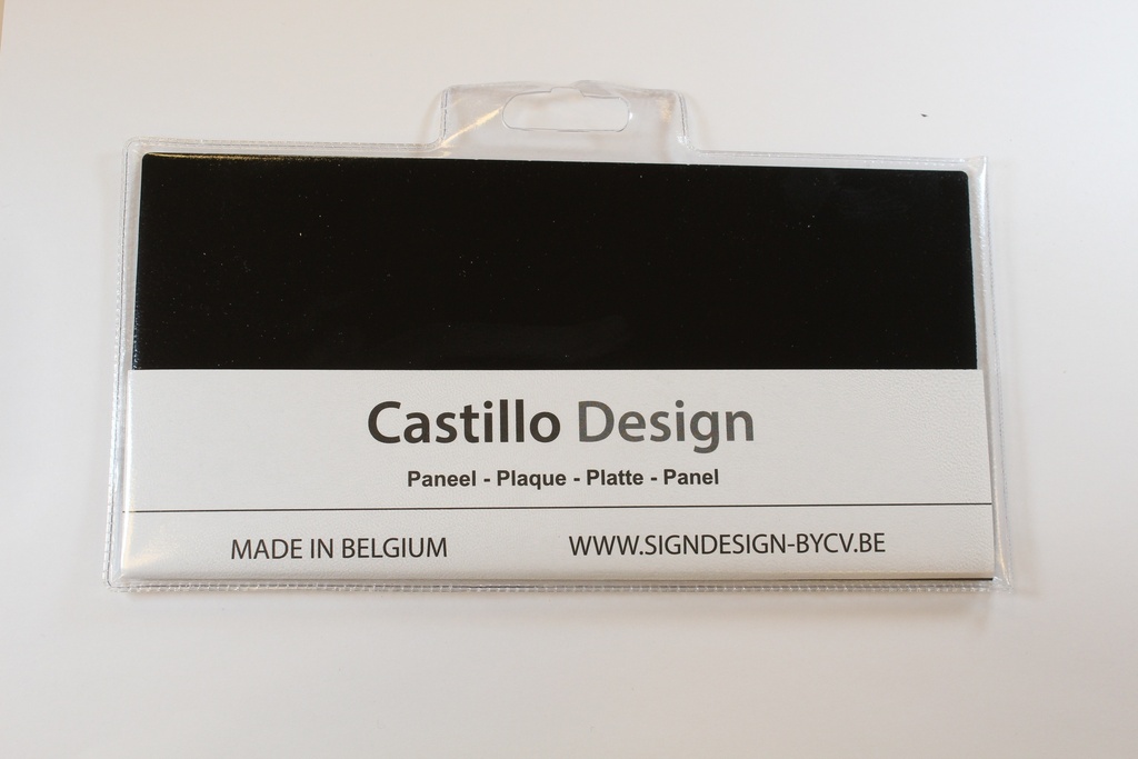 Acryl noir sans trous 3mm x 100mm x 200mm 