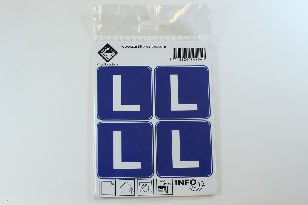 99V4x5L Picto vinyl leerling 4x5cm NR. 201