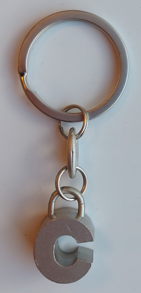 Keychain alfabet - C