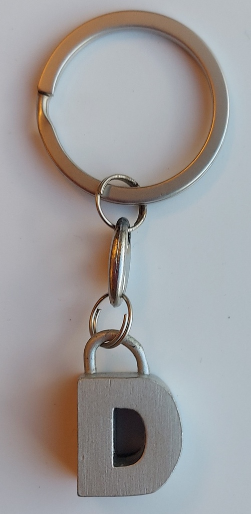 Keychain alfabet - D