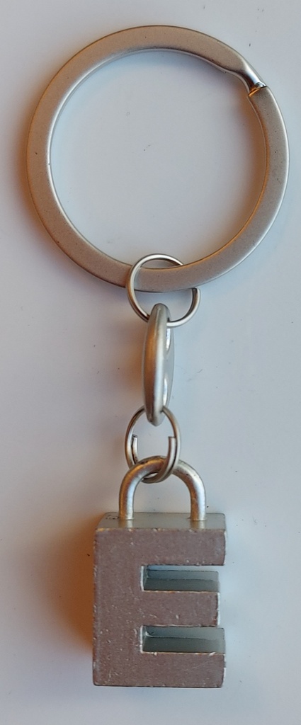 Keychain alfabet - E