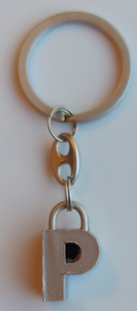 Keychain alfabet - P