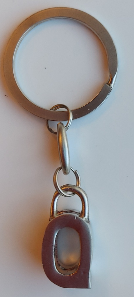 Keychain alfabet - Q