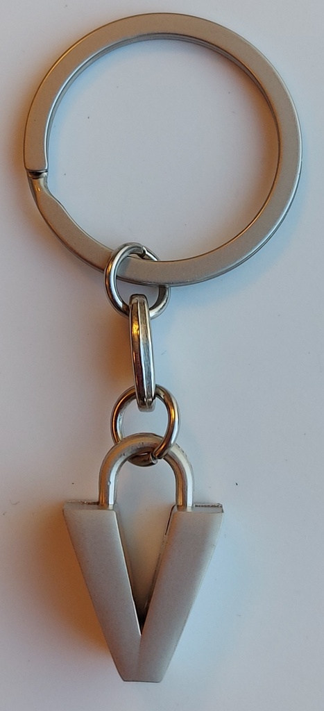 Keychain alfabet - V