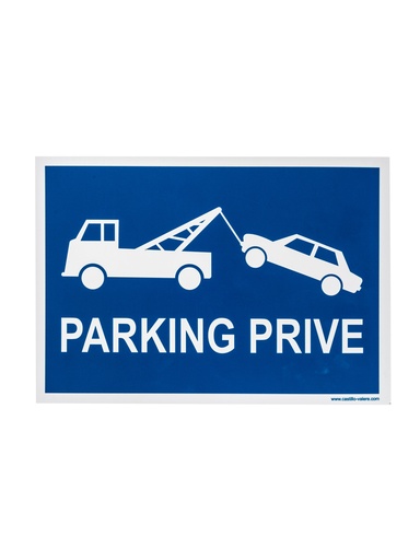 [25 / 99pp33x23pp] Picto parking privaat 23x33cm PP