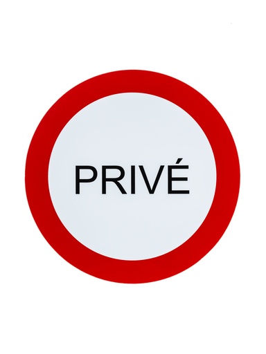 [39 / 99pp18rprive] Pictogramme  privé 18 cm