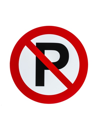 [43 / 99pp18rvp] Picto verboden parkeren 18cm