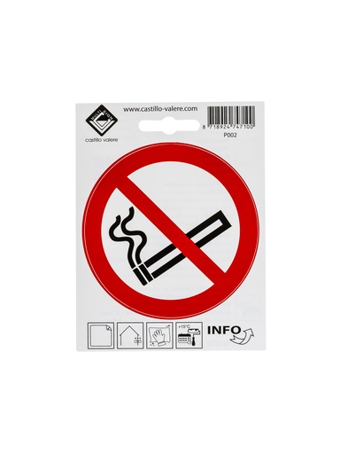 [48 / 99v10vtr] Pictogram 48 Picto verboden te roken 10cm