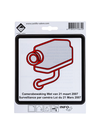 [72 / 99v15camera] Picto camerabewaking 15cm