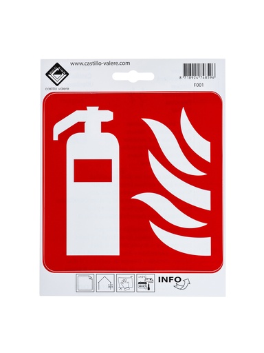 [77 / 99v15bblusser] Pictogram 77 Picto Brandblusser 15cm