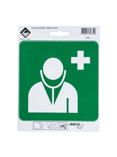 [86 / 99v15dokter] Pictogram 86 Picto dokter 15cm