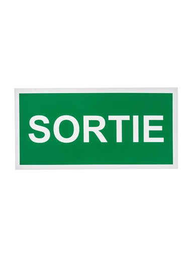 [108 / 99pp30x15sortie] Pictogram 108 Bord sortie 15x30 cm