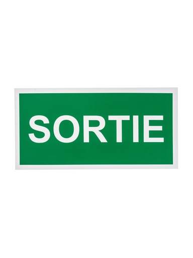 [108 / 99pp30x15sortie] Pictogram 108 Bord sortie 15x30 cm