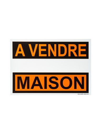 [126 / 99ks33x23mav] Pictogramme 126 Maison à vendre KS 33x23cm
