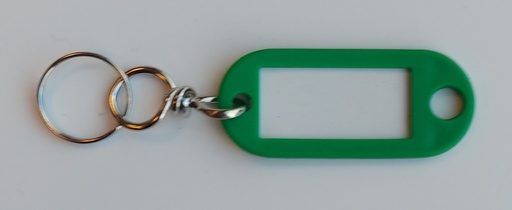 [373] flip key tag green