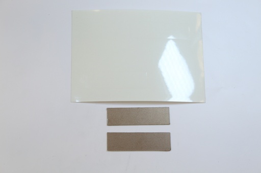 [Alubrons70X20SC] ALU bordje Brons + film 70x20mm SC