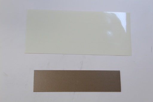 [Alubrons200X50SC] ALU plaque Bronze + film 200x50mm SC