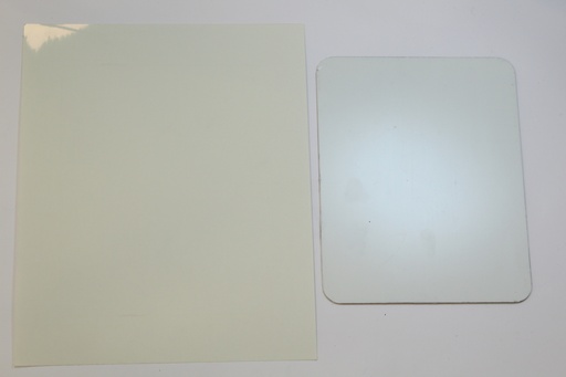 [Aluwit150X120RC] ALU plaque Blanc + film 150x120mm RC