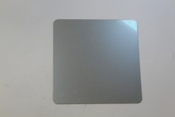 [Aluzilver180X180RC] ALU plaque Argent + film 180x180mm RC