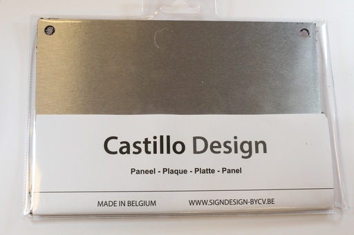 [NBALUZIL220X150GAAT] ALU Geborstelde zilver 150 x 250 met gaatjes