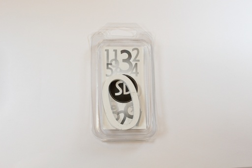 [C6W0] Chiffre 60mm BLANC - 0
