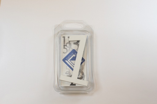 [C9W1] Chiffre 90mm BLANC - 1