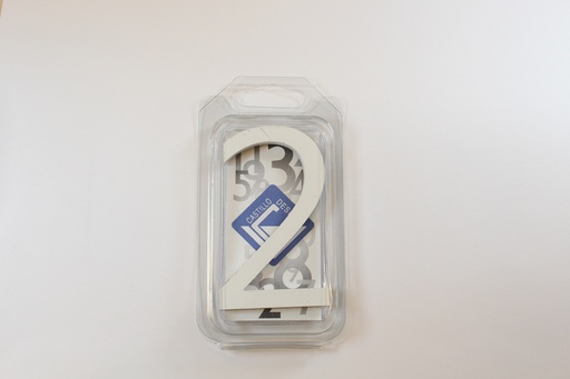 [C9W2] Chiffre 90mm BLANC - 2