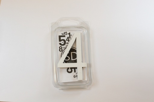 [C9W4] Chiffre 90mm BLANC - 4