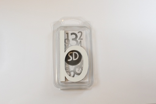 [L9WB] Lettre 90mm BLANC - b